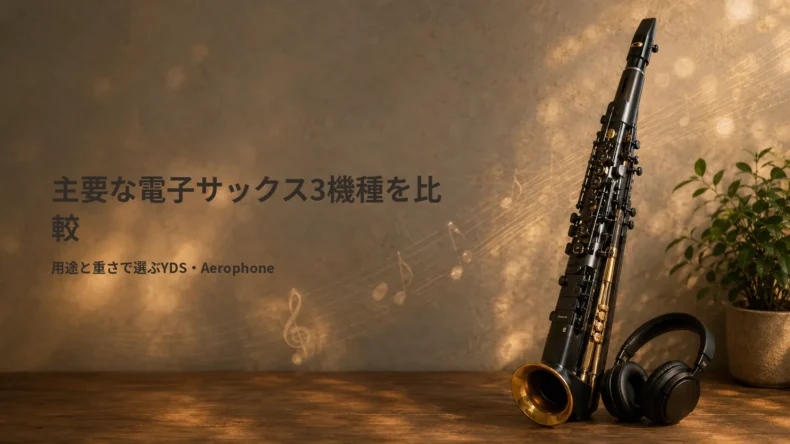 YAMAHA YDS-150、Roland AE-20、AE-05の特徴や用途を比較した画像